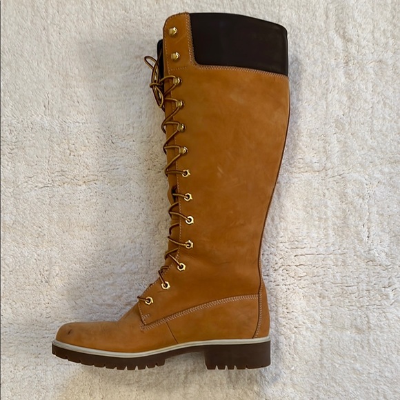 Timberland Tan Lace Up Boots with Nubuck Leather. Size 7. Excellent condition - Picture 4 of 13